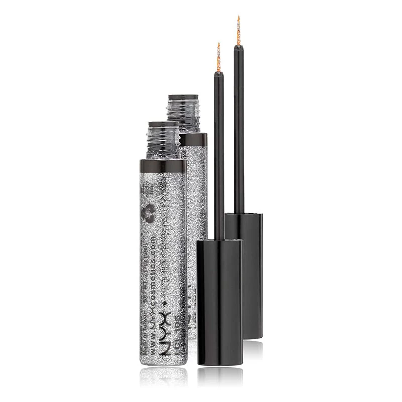 Wholesale NYX Professional Makeup Liquid Crystal Liner, Crystal Gunmetal, 0.17 Ounce (Pack of 2)
