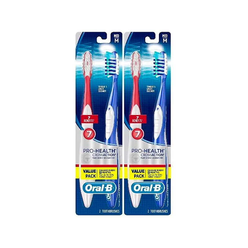 Wholesale Oral-B Pro-Health All-In-One Medium Toothbrush (4 Count) , Color May Vary