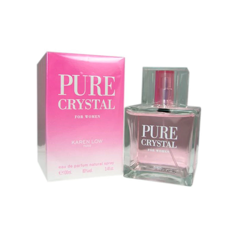 Wholesale Karen Low Pure Crystal Eau de Parfum Spray for Women, 3.4 Ounce