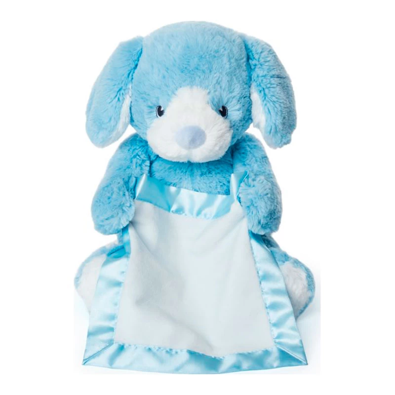 Wholesale Peek-a-Boo Furry Friends Animated Peek-a-Boo Puppy Plush, Blue, 10″