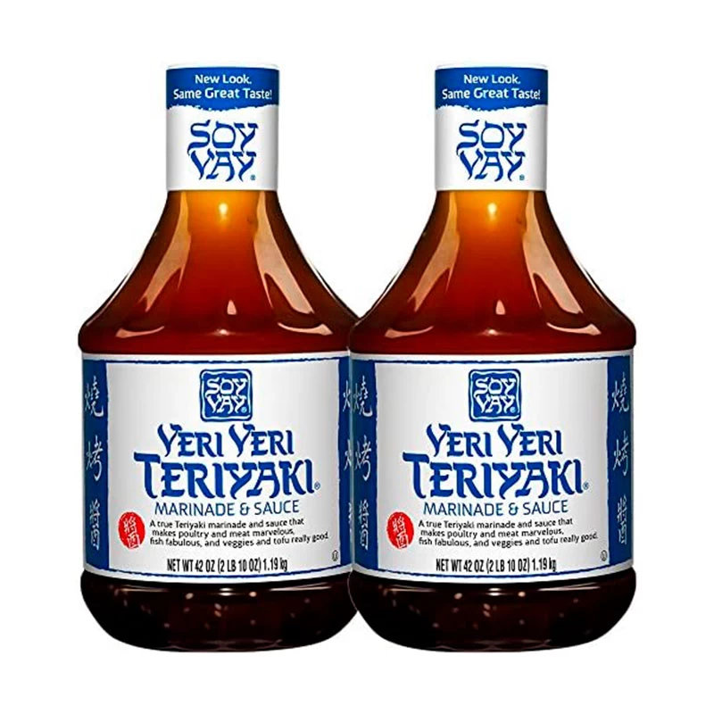 Wholesale Soy Vay Veri Veri Teriyaki Marinade and Sauce Value Pack — Two 42 oz. Bottles (84 Oz Total)