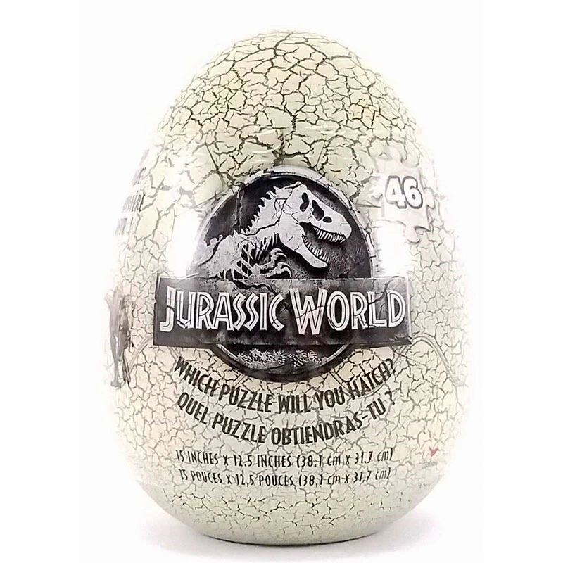 Wholesale Jurassic World 46 Piece Mystery Dinosaur Puzzle in Egg Packaging